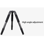 BEXIN ST424C Rugged Camcorder Photographic Carbon Fiber Big Tripod, Max Tube: 40mm, ST424C