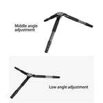 BEXIN ST424C Rugged Camcorder Photographic Carbon Fiber Big Tripod, Max Tube: 40mm, ST424C