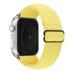 Solid Color Nylon Watchband For Apple Watch Series 6 & SE & 5 & 4 40mm / 3 & 2 & 1 38mm, For Apple Watch Series 7 41mm / 6 & SE & 5 & 4 40mm / 3 & 2 & 1 38mm