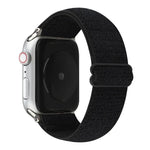 سوار ساعة نايلون بلون صلب لسلسلة Apple Watch 6 & SE & 5 & 4 بمقاس 44مم / 3 & 2 & 1 بمقاس 42مم، لسلسلة Apple Watch 7 بمقاس 45مم / 6 & SE & 5 & 4 بمقاس 44مم / 3 & 2 & 1 بمقاس 42مم