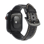 Genuine Leather Watchband For Apple Watch Series 6 & SE & 5 & 4 40mm / 3 & 2 & 1 38mm, For Apple Watch Series 7 41mm / 6 & SE & 5 & 4 40mm / 3 & 2 & 1 38mm