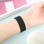 Single-turn Woven Pattern Silicone Watchband For Apple Watch Series 6 & SE & 5 & 4 40mm / 3 & 2 & 1 38mm, S, M, L