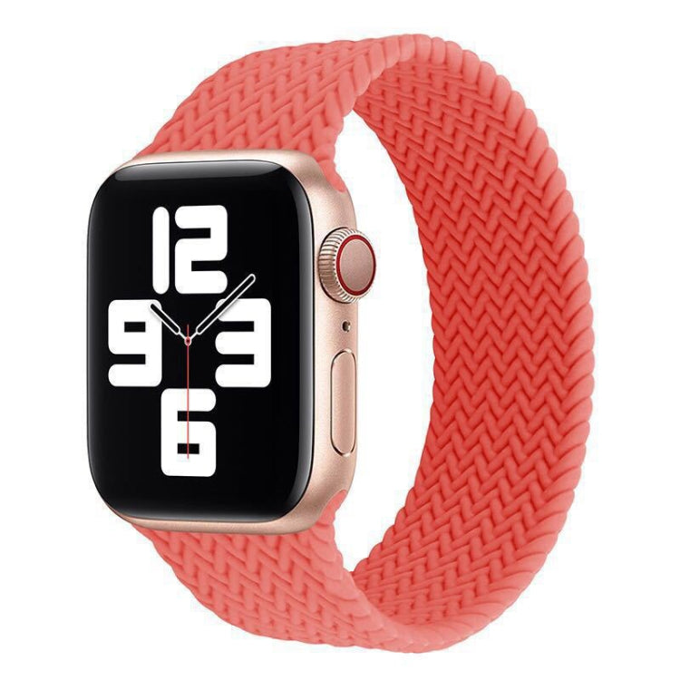 Single-turn Woven Pattern Silicone Watchband For Apple Watch Series 6 & SE & 5 & 4 40mm / 3 & 2 & 1 38mm, S, M, L