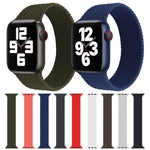 Single-turn Woven Pattern Silicone Watchband For Apple Watch Series 6 & SE & 5 & 4 44mm / 3 & 2 & 1 42mm, S, M, L