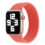 Single-turn Woven Pattern Silicone Watchband For Apple Watch Series 6 & SE & 5 & 4 44mm / 3 & 2 & 1 42mm, S, M, L