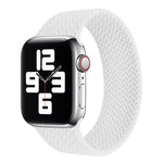 Single-turn Woven Pattern Silicone Watchband For Apple Watch Series 6 & SE & 5 & 4 44mm / 3 & 2 & 1 42mm, S, M, L