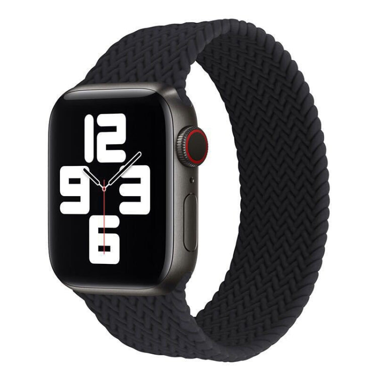 Single-turn Woven Pattern Silicone Watchband For Apple Watch Series 6 & SE & 5 & 4 44mm / 3 & 2 & 1 42mm, S, M, L