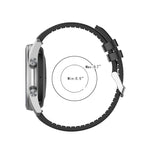 22mm Silicone Leather Replacement Strap Watchband for Samsung Galaxy Watch 3 45mm, For Samsung Galaxy Watch 3 45mm