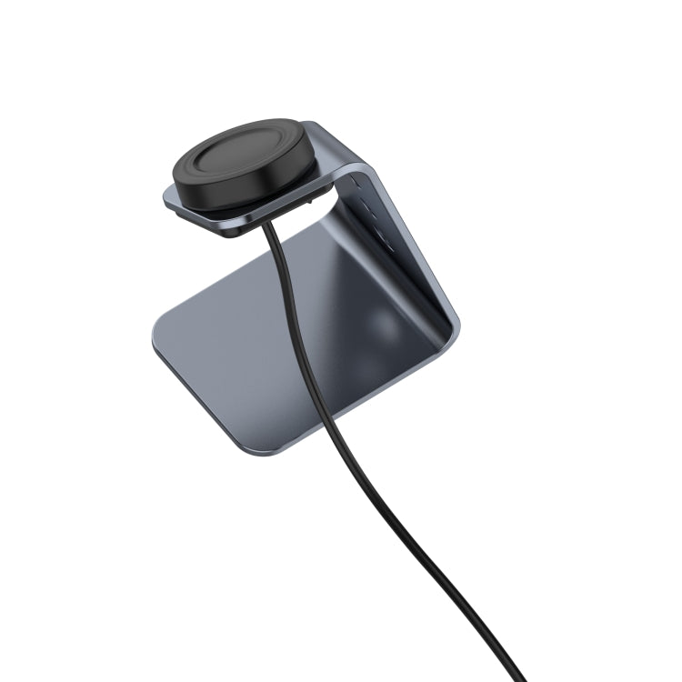 For Samsung R800 / Galaxy Watch Universal Aluminum Alloy Magnetic Charger Holder with Chip Protection, Support Fast Charging, For Samsung R800