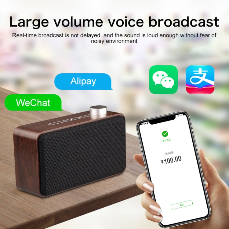 W5A Subwoofer Fabric Wooden Touch Bluetooth Speaker, Support TF Card & U Disk & 3.5mm AUX, Walnut, Yellow Wood
