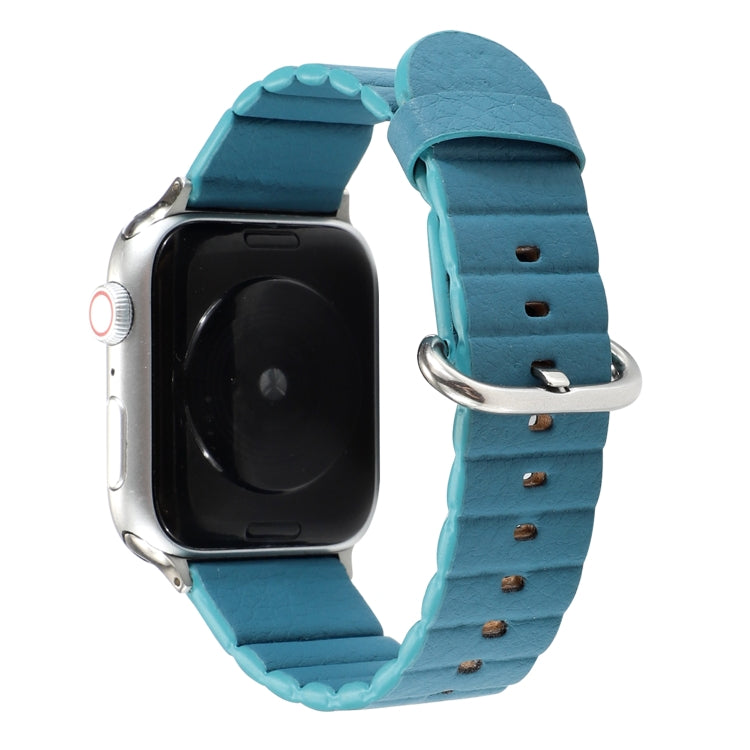 Loop Stripes Replacement Strap Watchband with Iron Buckle, For Apple Watch Series 7  41mm / & 6 & SE & 5 & 4 40mm, For Apple Watch Series  7  45mm / & 6 & SE & 5 & 4 44mm