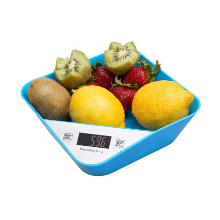 5000g x 1g Bowl Shaped LED Kitchen Electronic Scale, 5000g x 1g