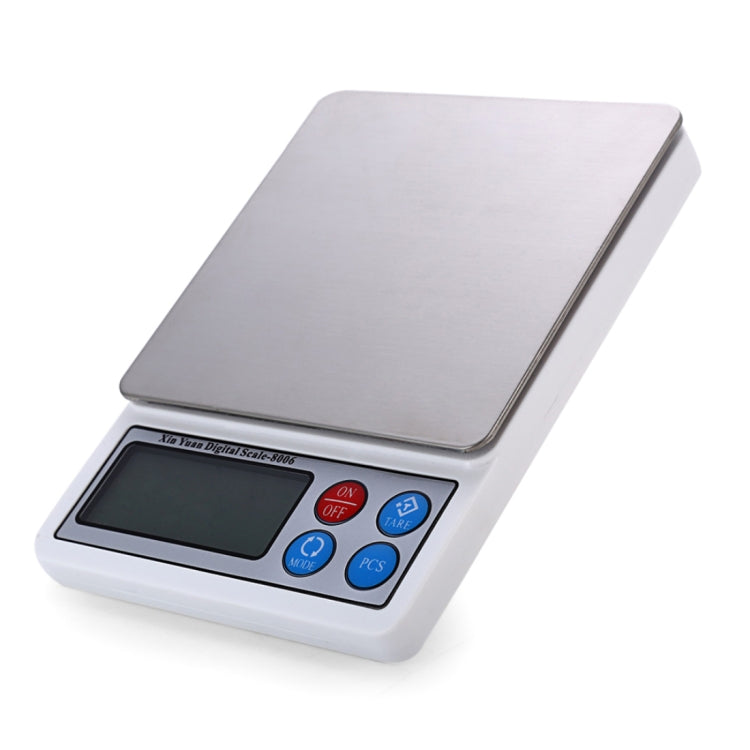 XY-8006 2.2 inch Display High Precision Electronic Scale  (0.1g~3000g), Excluding Batteries, 3000g/0.01g