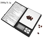 MH-1108 Notebook Shape High Precision Electronic Diamond Gold Jewelry Scale  (0.1g~2000g), Excluding Batteries, MH-1108 2000g