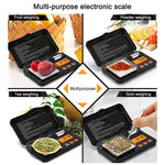 200g/0.01g High-Precision Portable Jewelry Scale  Mini Electronic Scale Precision Carat Electronic Scale, 200g/0.01g