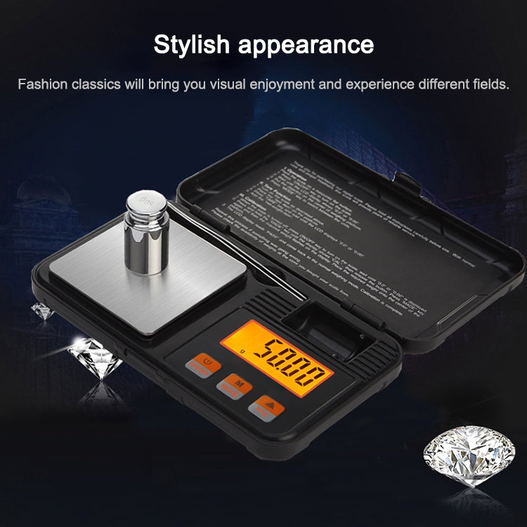 200g/0.01g High-Precision Portable Jewelry Scale  Mini Electronic Scale Precision Carat Electronic Scale, 200g/0.01g