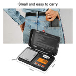200g/0.01g High-Precision Portable Jewelry Scale  Mini Electronic Scale Precision Carat Electronic Scale, 200g/0.01g