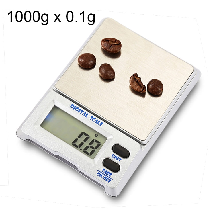 M-18 1000g x 0.1g High Accuracy Digital Electronic Jewelry Scale Balance Device with 1.5 inch LCD Screen, 1000g/0.1g