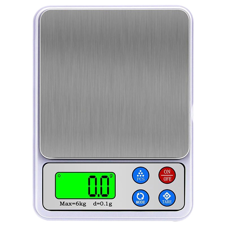 MH-555 6Kg x 0.1g High Accuracy Digital Electronic Portable Kitchen Scale Balance Device with 2.2 inch LCD Screen, 6000g/0.1g