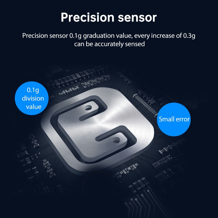 MH-555 6Kg x 0.1g High Accuracy Digital Electronic Portable Kitchen Scale Balance Device with 2.2 inch LCD Screen, 6000g/0.1g