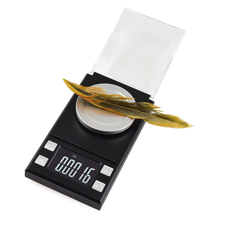MH-8028 100g x 0.001g High Accuracy Digital Electronic Portable Jewelry Diamond Gem Carat Lab Weight Scale Balance Device with 1.6 inch LCD Screen, 100g/0.001g