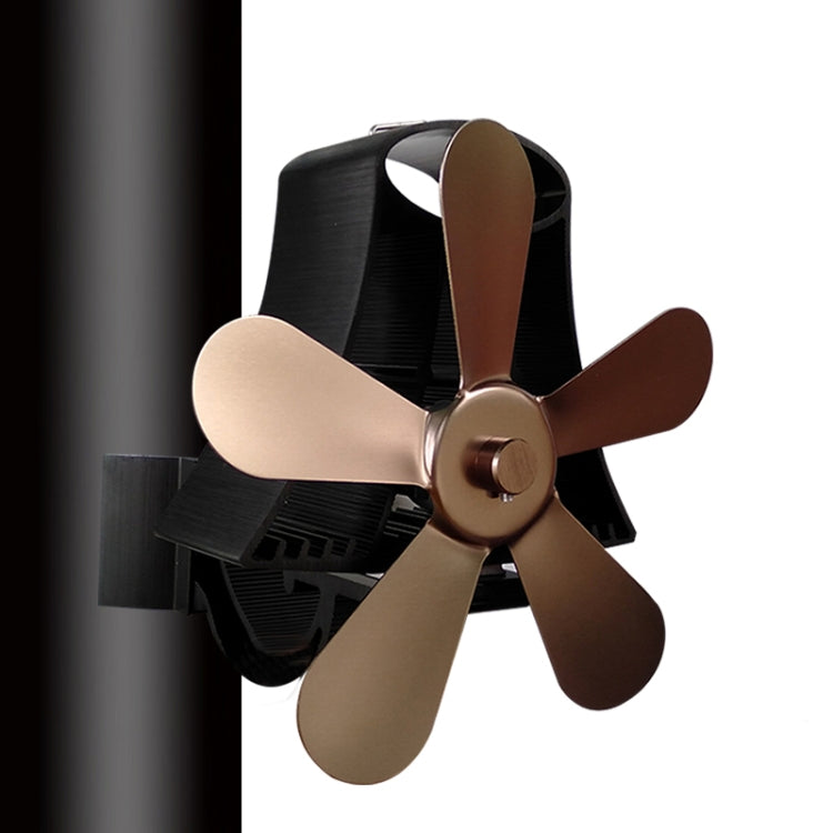 YL-106 5-Blatt Hochtemperatur-Aluminium-Wärmebetriebener Kaminofen-Ventilator, YL-106 (Silber), YL-106 (Weiß), YL-106 (Schwarz), YL-106 (Bronze), YL-106 (Grau), YL-106 (Gold), YL-106 (Rosenrot)