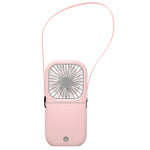 F20 Electroplating Handheld Fan Portable Desktop Folding Mute USB Hanging Neck Fan, F20 (Green), F20 (Blue), F20 (White), F20 (Pink)