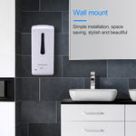 N2001 1000ml Wall-mounted Drip Induction Hand Sanitizer Soap Dispenser with Safety Lock, Soap Dispenser