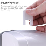 N2001 1000ml Wall-mounted Drip Induction Hand Sanitizer Soap Dispenser with Safety Lock, Soap Dispenser