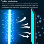 110V 8W Ozone Quartz UV Disinfection Light Portable UVC Anti-virus Sterilization Lamp, 110V 8W Ozone