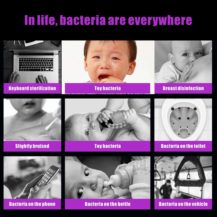 8 Pin Ultra Portable Germicidal Lights Smartphone UV Sanitizer, 8 Pin