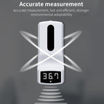 K9 Handsfree Non-contact Body Light-sensitive Distance Sensor Thermometer + 1000ml Automatic Non-contact Liquid Soap Dispenser, K9