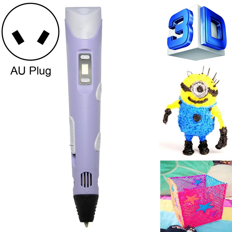 Hand-held 3D Printing Pen, AU Plug, AU Plug