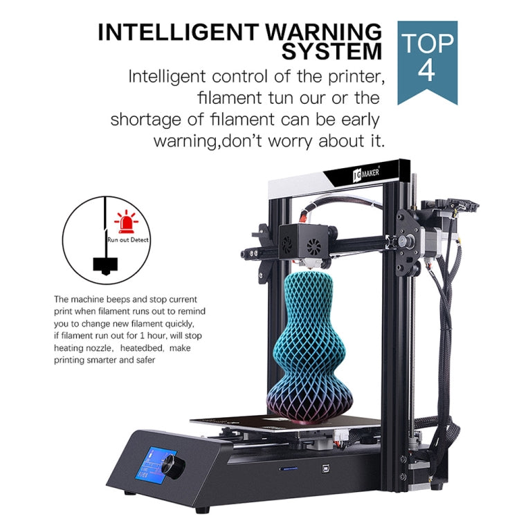 JGAURORA Magic 250W LCD Display Desktop 3D Printer with Knob Control