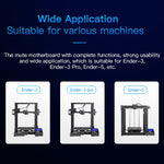 لوحة أم صامتة لطابعة ثلاثية الأبعاد Creality Ender-3 / 3Pro قطع وإكسسوارات