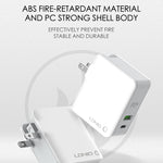 شاحن سفر سريع قابل للطي LDNIO A4403C 30W PD + Auto-id مع كابل USB-C / Type-C بطول 1 متر، قابس AU، مع كابل Type-C، 30W مع كابل Type-C