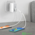 شاحن سفر سريع قابل للطي LDNIO A4403C 30W PD + Auto-id مع كابل USB-C / Type-C بطول 1 متر، قابس AU، مع كابل Type-C، 30W مع كابل Type-C