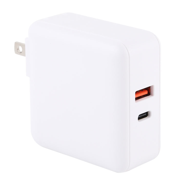 شاحن USB سريع متعدد الوظائف PD65W-A6 بقوة 65 واط مع دبوس قابل للطي بزاوية 90 درجة، قابس أمريكي