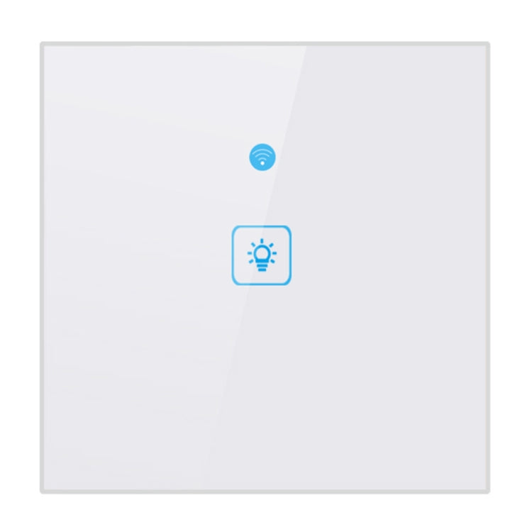 WS-EU-01 EWeLink APP & Touch Control 2A 1 Gang Tempered Glass Panel Smart Wall Switch, AC 90V-250V, EU Plug, 1 Gang