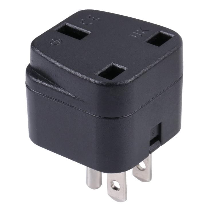 محول طاقة محمول من قابس UK ثلاثي الدبابيس إلى قابس US والمكسيك، من UK إلى US