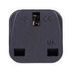 Portable UK to EU Plug Socket Power Adapter, UK to EU 10A