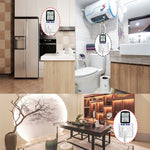 عداد طاقة بشاشة LCD بجهد AC 120V 60Hz بحد أقصى 15A، مراقب استخدام الكهرباء وواط وأمبير وفولت، مقبس US، AC 120V مقبس US