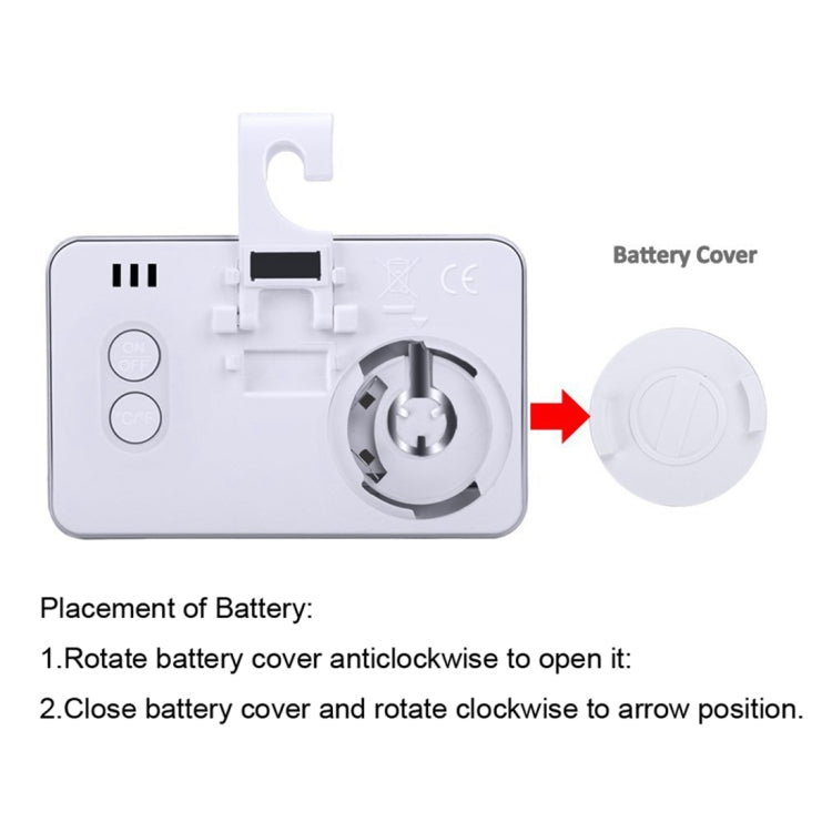 Mini Refrigerator Thermometer Digital LCD Display Freezer Temperature Meter with Hook, Refrigerator Thermometer
