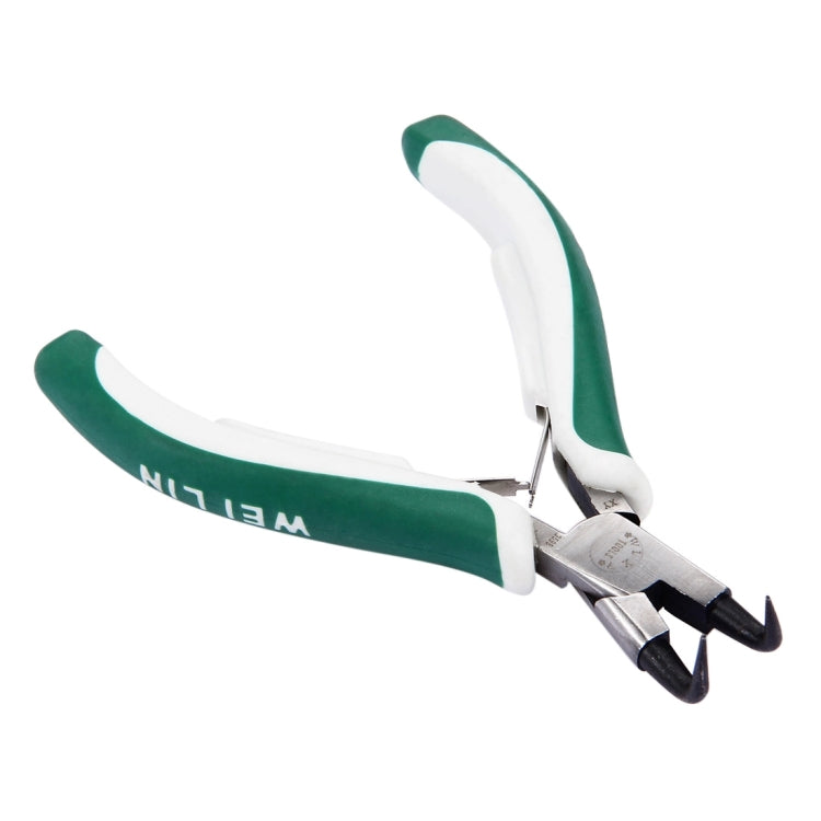 WLXY WL-359B كماشة إلكترونية كماشة حلقات إصلاح أداة يدوية (منحنية من الداخل)، WL-359B منحنية من الداخل