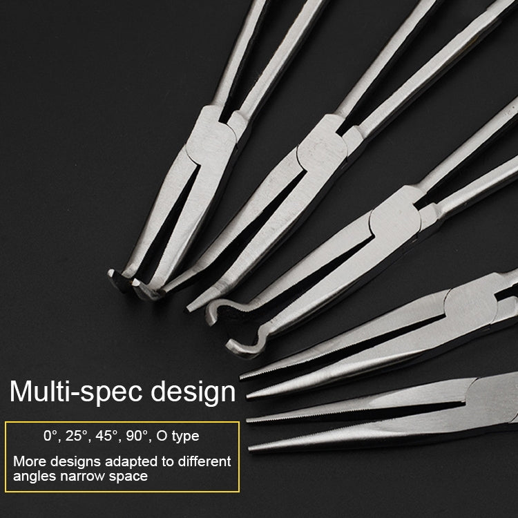 11 Inch Multi-function 45 Degree Bending Needle-nosed Pliers Hand Tool, 45 Degree Bending