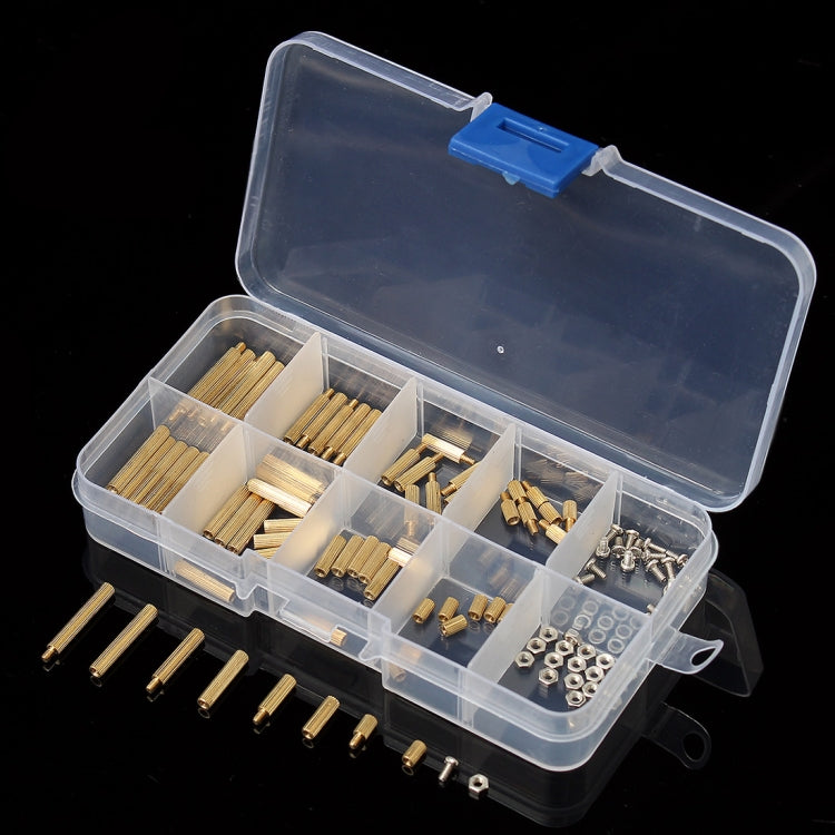 120 PCS  M2 Brass Knurled Standoff Male Female Round Column Pillar Spacer for PCB Board, M2