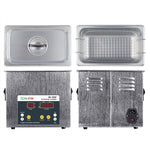 BAKU BK-2000 120W 3.36L LCD Display Heating Ultrasonic Cleaner with Basket, AC 220V, EU Plug, BK-2000 120W 3.36L 220V