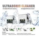 BAKU BK-2000 120W 3.36L LCD Display Heating Ultrasonic Cleaner with Basket, AC 220V, EU Plug, BK-2000 120W 3.36L 220V