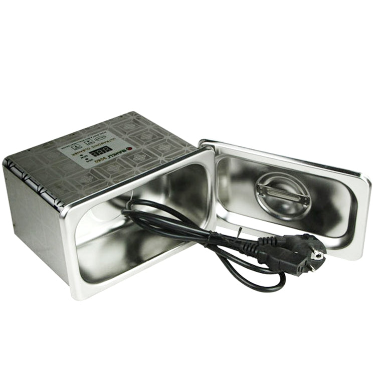 BAKU BK-3050 35W / 50W Adjustable 0.8L LCD Display Ultrasonic Cleaner, AC 220V, BK-3050 35W / 50W 0.8L 220V