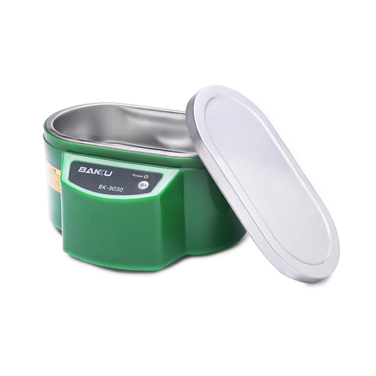 BAKU BK-9030 30W 0.8L LCD Display Ultrasonic Cleaner, AC 220V, EU Plug, BK-9030 30W 0.8L 220V Green, BK-9030 30W 0.8L 220V White